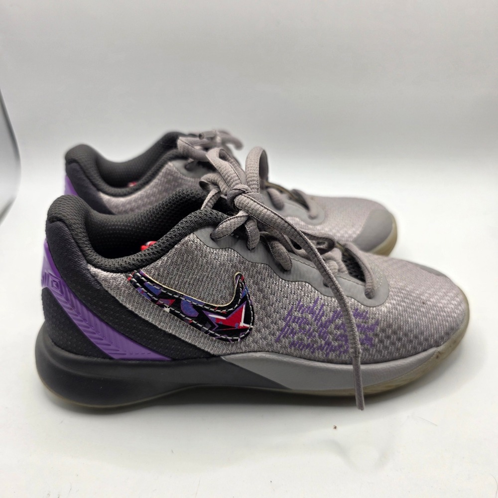 Nike Kyrie Flytrap 2 Kids Basketball‎ Shoes Wolf Grey Hyper Grape AQ3413-003 12C